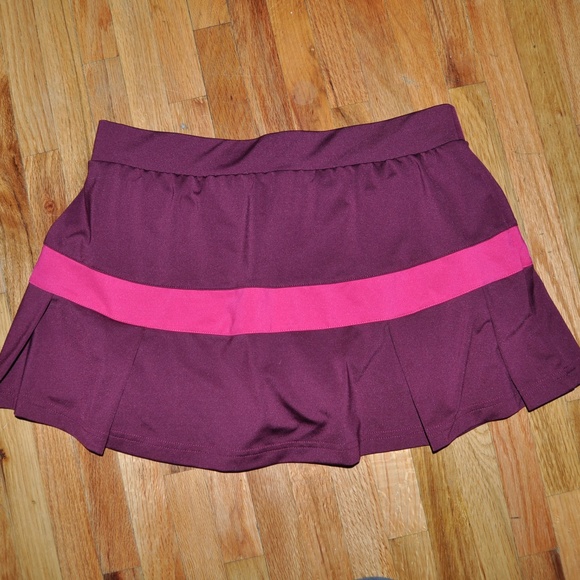 ADIDAS Red/Pink Tennis Mini Skirt Skort [B5] - Picture 7 of 8